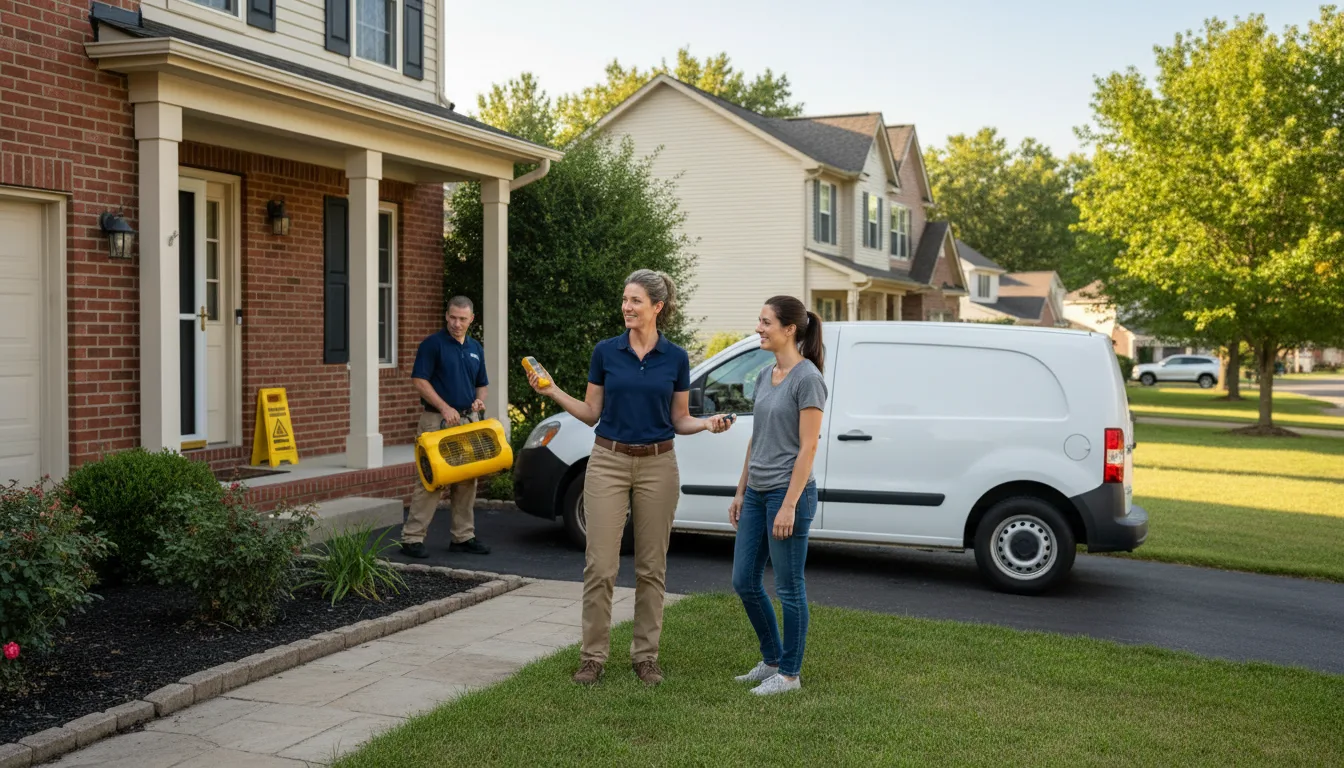 Water restoration image for Fire And Smoke Damage Restoration in Vandalia, MI
